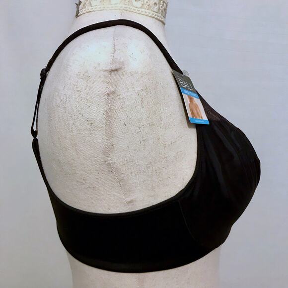 Bali NWT Smoothing Black Bra Women 40C - Picture 5 of 11
